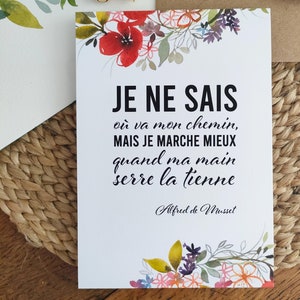 Carte florale