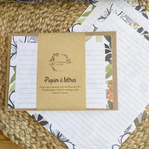 Papel de carta "Un verano provenzal", Papel de carta con sobres
