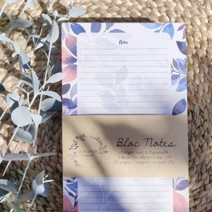 Bloc notes collection Roses bleues image 1