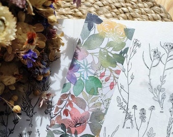 Spring bookmark