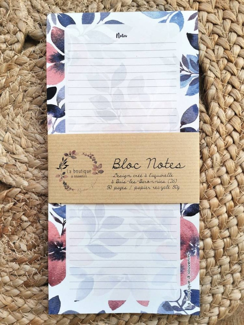 Bloc notes collection Roses bleues image 4