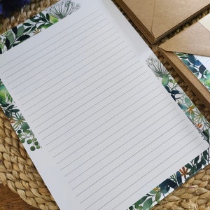 Writing paper Blue Flowers Collection image 1