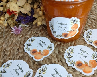 Stickers fleuris | Confiture abricot