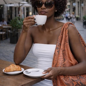 Python Leather Hobo Bag | Elegant Slouch Women’s Tote