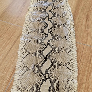 Echt python slangenleer: 135 inch echt leer