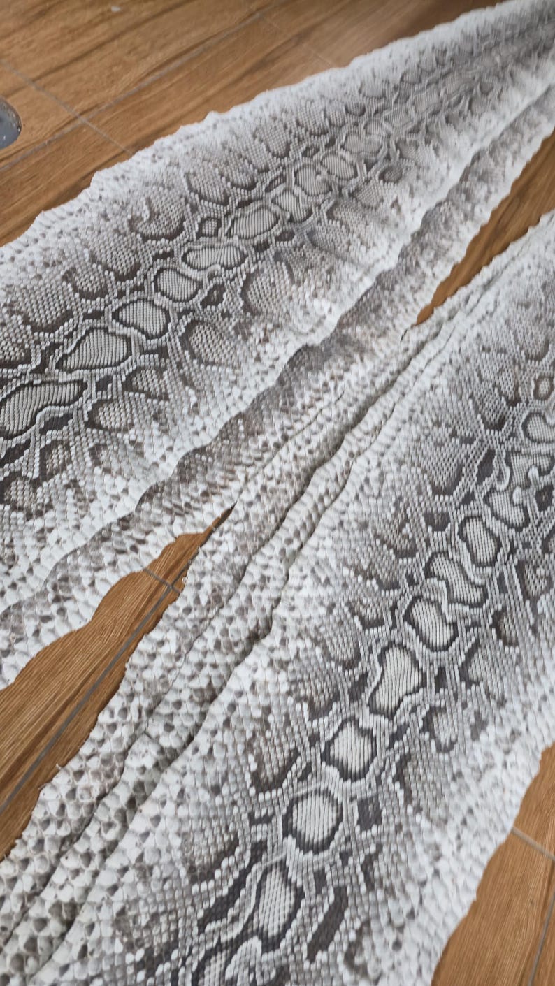 Burmese Python Snake Skin Hide – Real Leather, for Bags - Etsy