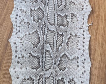 Genuine Burmese Python Snakeskin Hide: 111 inch Real Leather  no.19