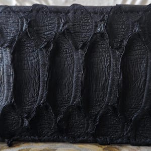 Cartera plegable de piel de serpiente pitón KING genuina para hombre: cartera de negocios minimalista y delgada