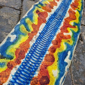 Piel de serpiente pitón: Cuero de 50 pulgadas para bolsos y chaquetas