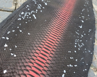 Peau de serpent en python : cuir véritable pour sacs, vestes