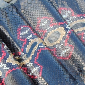 118-Zoll-echt Python Schlangenhaut Haut echtes Leder machen Taschen Jacken ect. echte Schlangenhaut authentische Fellhaut