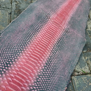 59 Zoll Echt Python Schlangenhaut aus echtem Leder machen Taschen Jacken ect. echte Schlangenhaut authentische Fellhaut