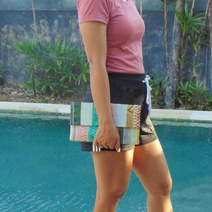 Cartera de piel de serpiente pitón auténtica – Monedero de viaje exótico hecho a mano – Bolso de mano de cuero auténtico