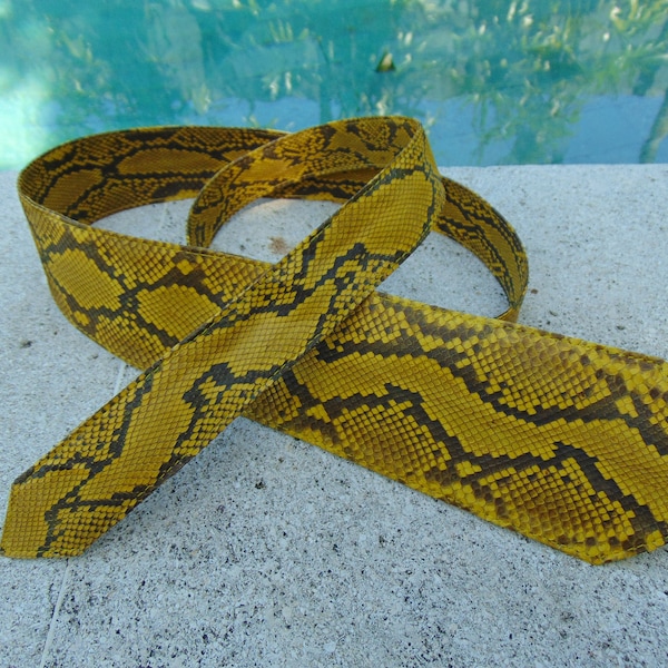 snakeskin necktie