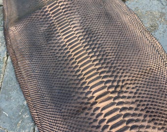Peau de serpent en python : cuir véritable pour sacs, vestes et plus