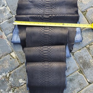 157-Zoll-Königspython-Schlangenhaut - Echtlederhaut für Taschen, Jacken & mehr V2