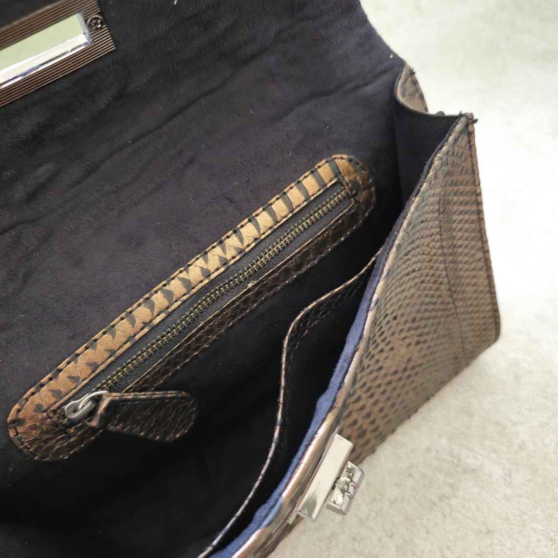 Python Bag, Snakeskin Purse, Python Purse, Python Handbag, Gift for Her