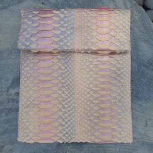 Indotradeart Handgefertigte authentische Pythonledertasche der Schlangenlederhandtasche Reisehandtasche
