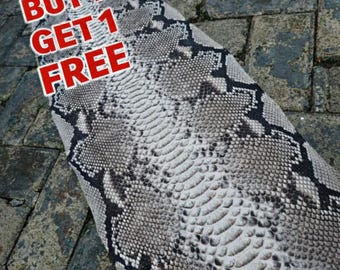 Python Snakeskin Hide: 133 inch Real Leather