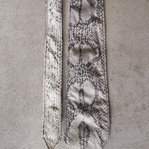 Echte Python Schlangenhaut Krawatten für Männer echt Leder Schlangenhaut Original Python Männer Krawatten