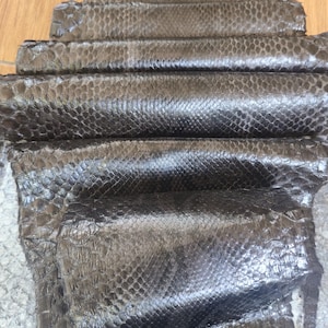 Genuine Python Snakeskin Hide: 135 inch Real Leather  no.4