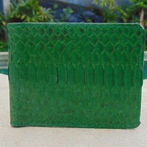 Genuine python snakeskin men wallet leather bifold wallet exclusive limited