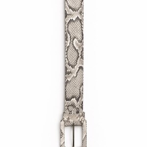 Burmese python snakeskin belt luxus handmade dress belt unisex image 3