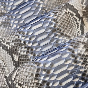 Genuine Python Snake Skin Hide: Tanned Leather for Bags, Jackets