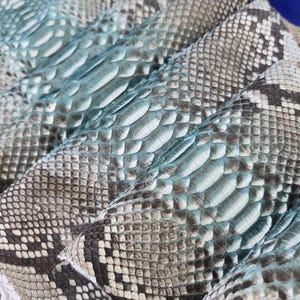 Genuine Python Snake Skin Hide: Tanned Leather for Bags, Jackets