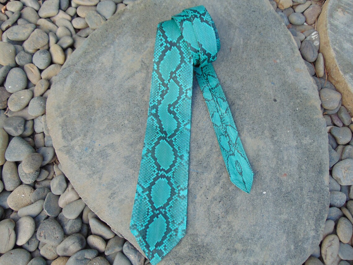 Genuine Python Snakeskin Ties for Men Real Leather Snake Skin Etsy