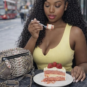 Torebka typu hobo ze skóry węża: oryginalna torebka ze skóry pytona