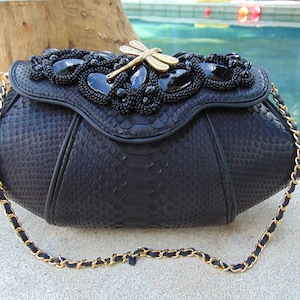 Echte python Tasche Schlangenhaut Tasche Handtasche echte Schlangenhaut Schultertasche Schultertasche Handtasche tote