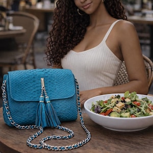 Crossbodytas Python-slangenleer