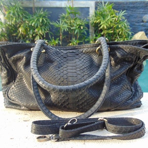  Real Python Snakeskin Purse Handbag Women Evening Clutch Bag  (Black/Brown/Blue/Natural) : Handmade Products
