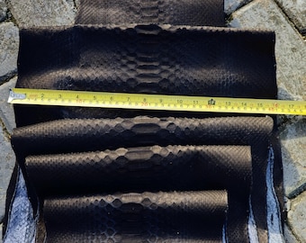 Kungpytonormskinn – Äkta läder för väskor, jackor och mer V1