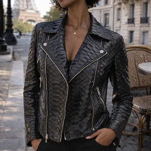 Snake Skin Woman Jacket – Custom Made, First Class