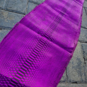 Peau de serpent python véritable de 56 pouces en cuir véritable, fabrication de sacs, vestes, etc. Véritable peau de serpent, peau authentique