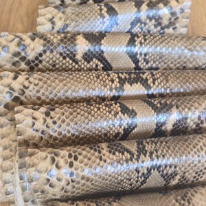 Genuine Python Snakeskin Hide: 150 inch Real Leather  no.3