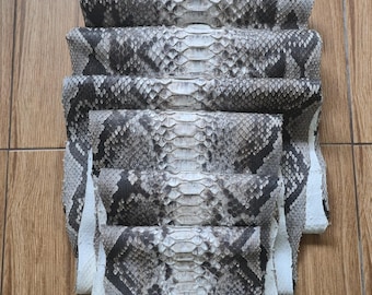 Kungpytonormskinn – Äkta läder för väskor, jackor och mer D16