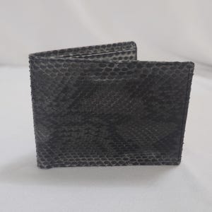 Snakeskin Bifold Herren-Ledergeldbörse - Limited Edition