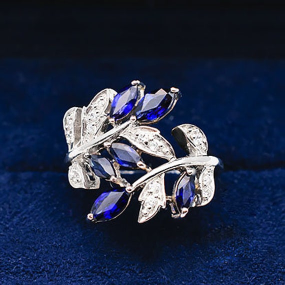 サファイア　リング　マーキス　silver925 指輪 サファイア リング マーキス silver925 指輪 サファイア リング