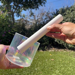 Crystal Tones® Silicone Mallet, brand new, for crystal singing bowls, for alchemy crystal bowls, Crystal Tones Partner, free shipping in usa