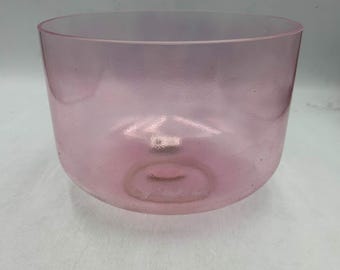 Cuenco de cristal Alchemy Crystal Tones® Pink Aura Gold de 10", completamente nuevo, de Crystal Tones Partner, cuenco de sonido, envío gratis.