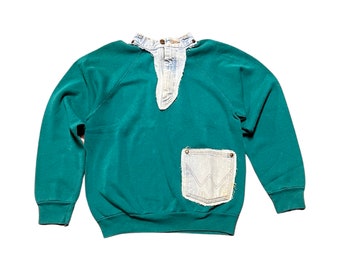 Jean Collar Sweatshirt