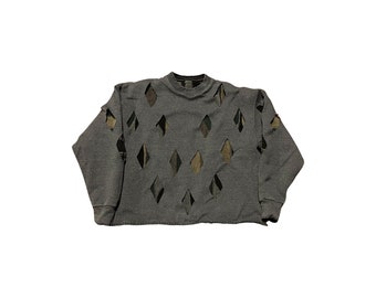 Reversible Cutout Sweater