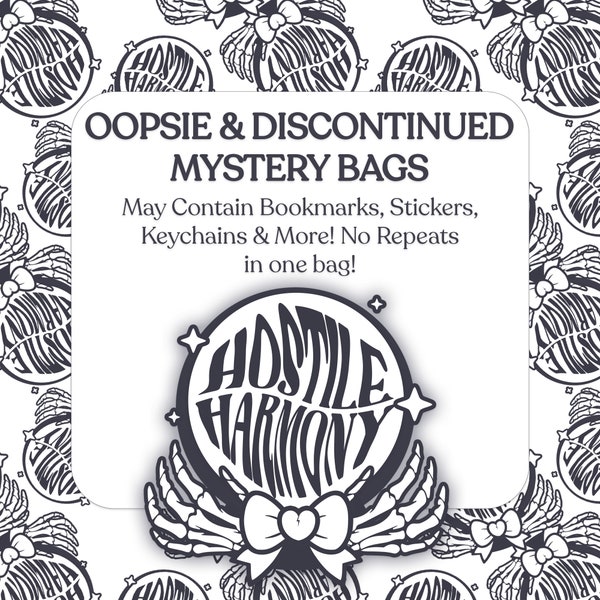 Oopsie and Discontinued Mystery Bags - Oopsie Bag, Mystery Bag, Sticker Oops, Mystery Oops Bag, Discontinued Stickers, Grab Bag