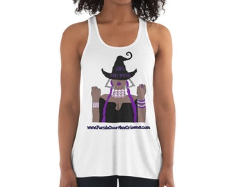 100% That Witch (Safe For Work Version)  Flowy Racerback Tank