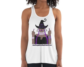 100% That Witch Uncensored Flowy Racerback Tank