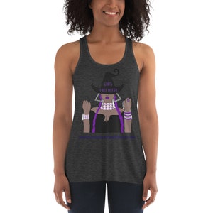 100% That Witch Safe For Work Version Flowy Racerback Tank image 4