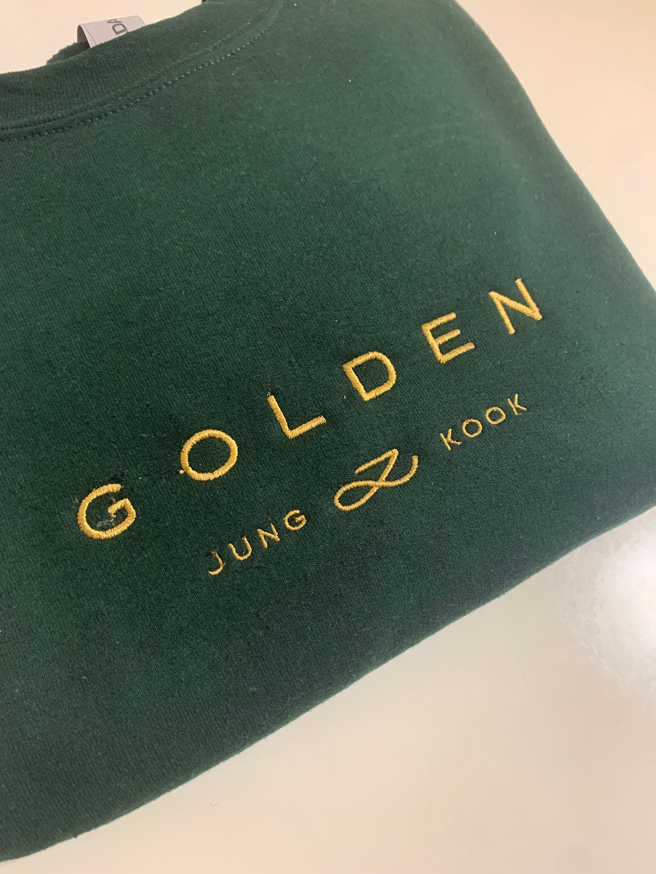 Jinとお揃い❣️JUNGKOOK GOLDEN長袖Tシャツ Lサイズ BTS ジョングク GOLDEN ロングスリーブTシャツ 未開封 Lサイズ